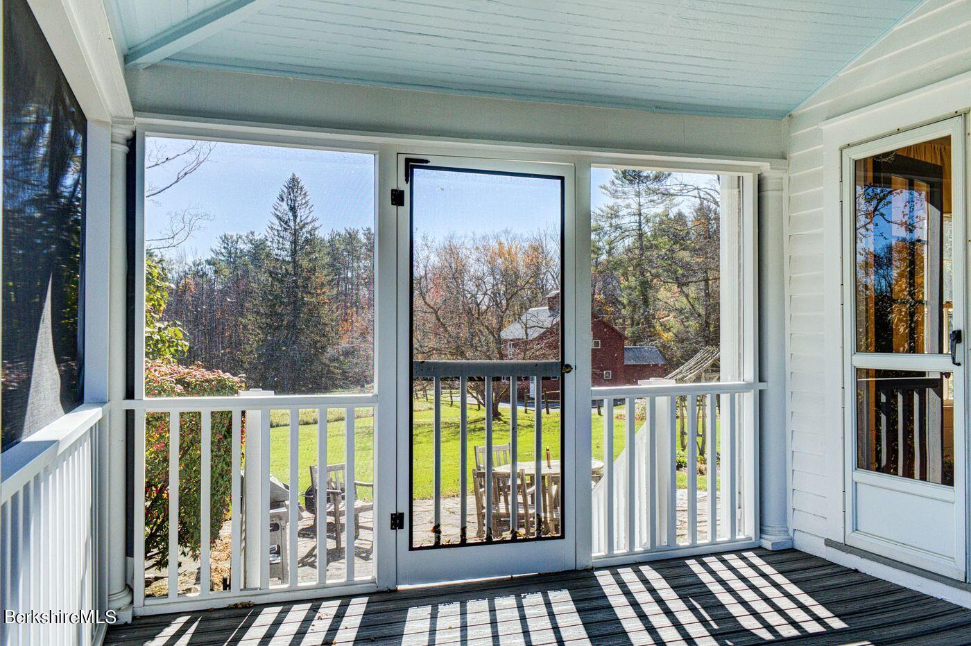 331 Rossiter Road Richmond, MA 01254 - Photo 20 of 28 a view of a balcony with wooden floor