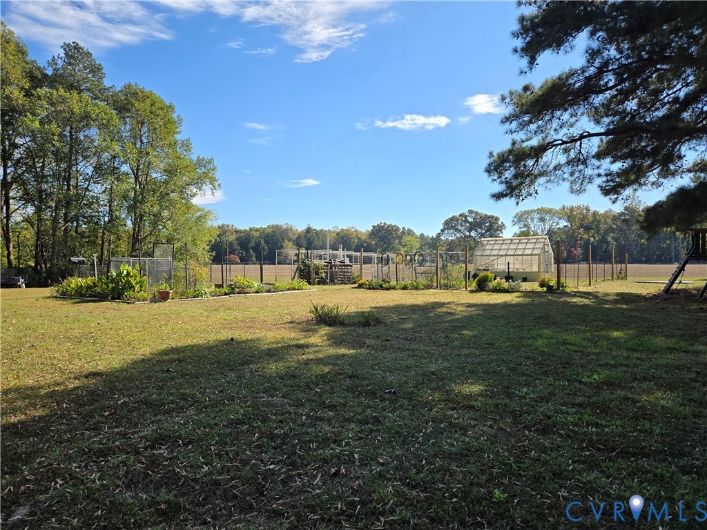 2198 Old Church Road Mechanicsville, VA 23111 - Photo 19 of 50 View of yard, greenhouse and garden area