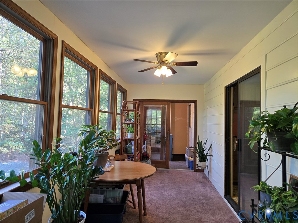 2198 Old Church Road Mechanicsville, VA 23111 - Photo 31 of 50 Sunroom featuring carpet flooring