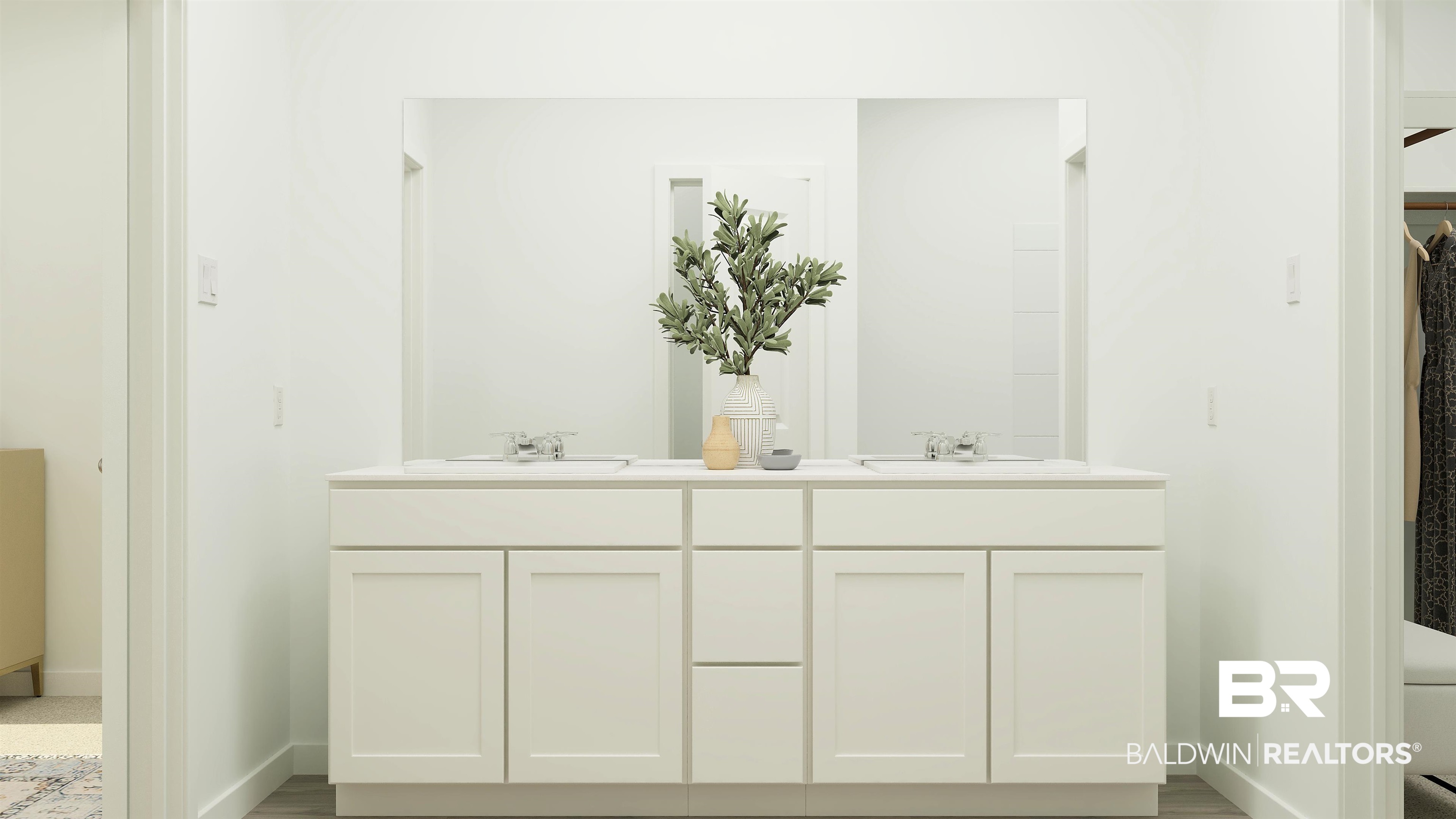 19250 Maple Crst Loop Foley, AL 36535 - Photo 15 of 19 Full bathroom featuring double vanity and a walk in closet