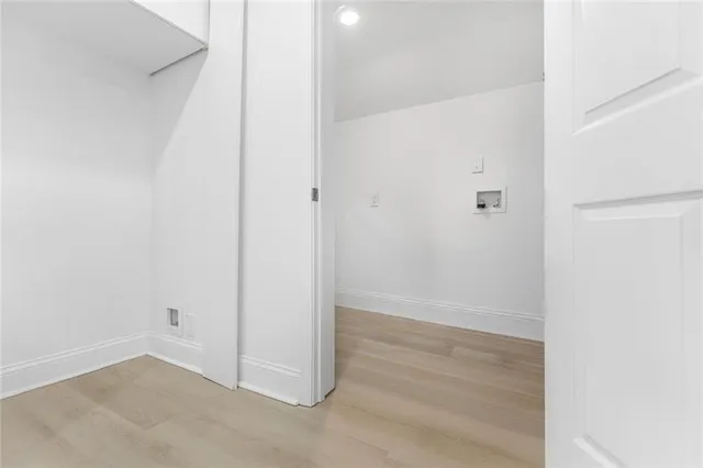 a view of an empty room