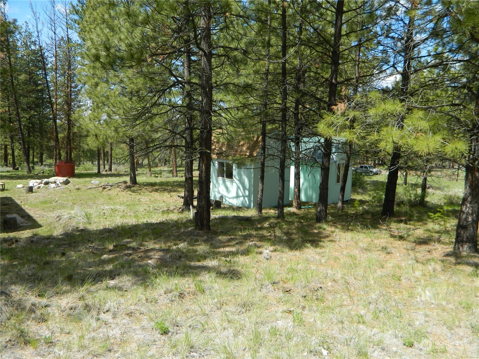 210 Main Road Tonasket, WA 98855 - Photo 31 of 39 a view of a yard with a tree