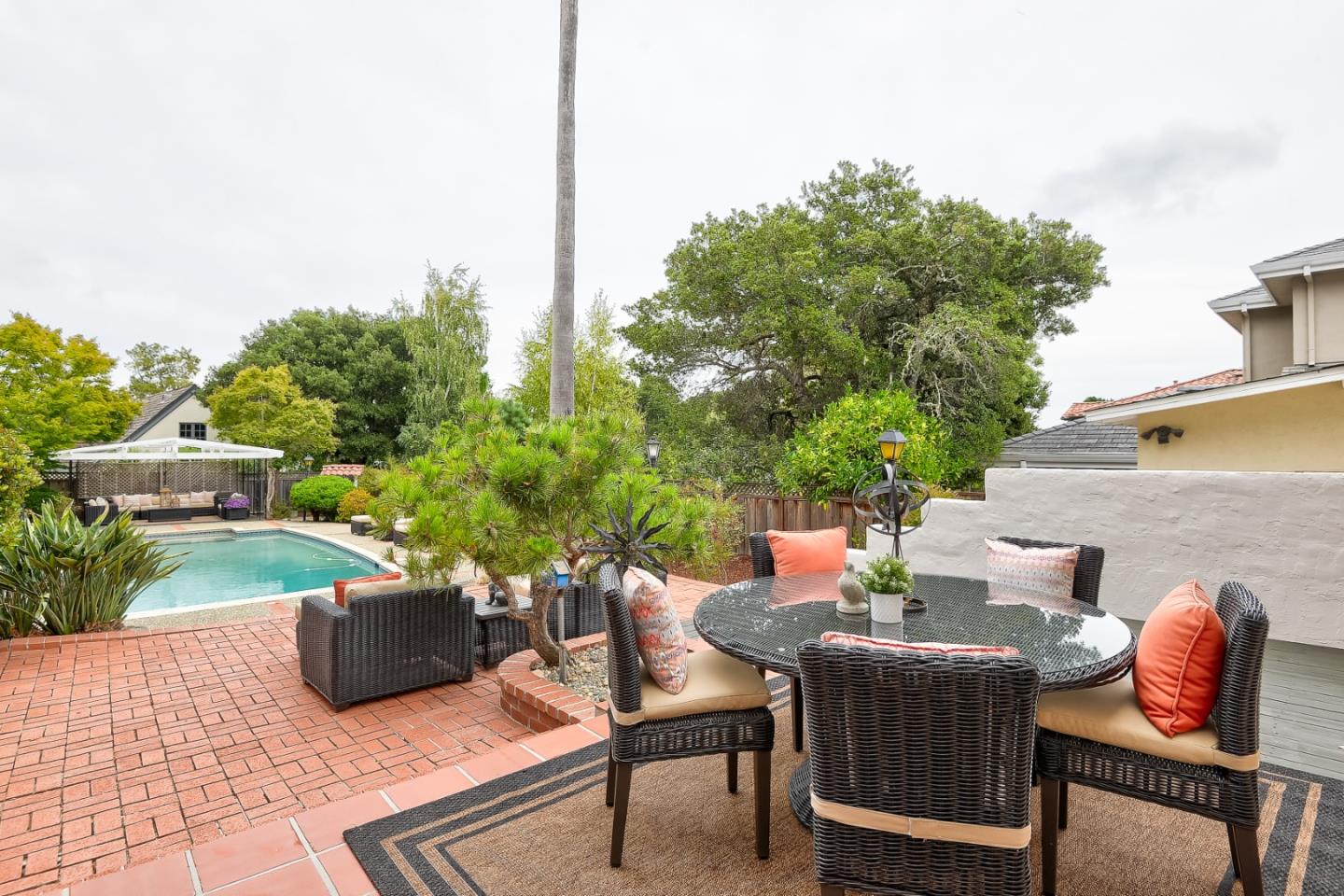 125 Alturas Drive Burlingame, CA 94010 - Photo 48 of 59 a view of an outdoor sitting area with furniture
