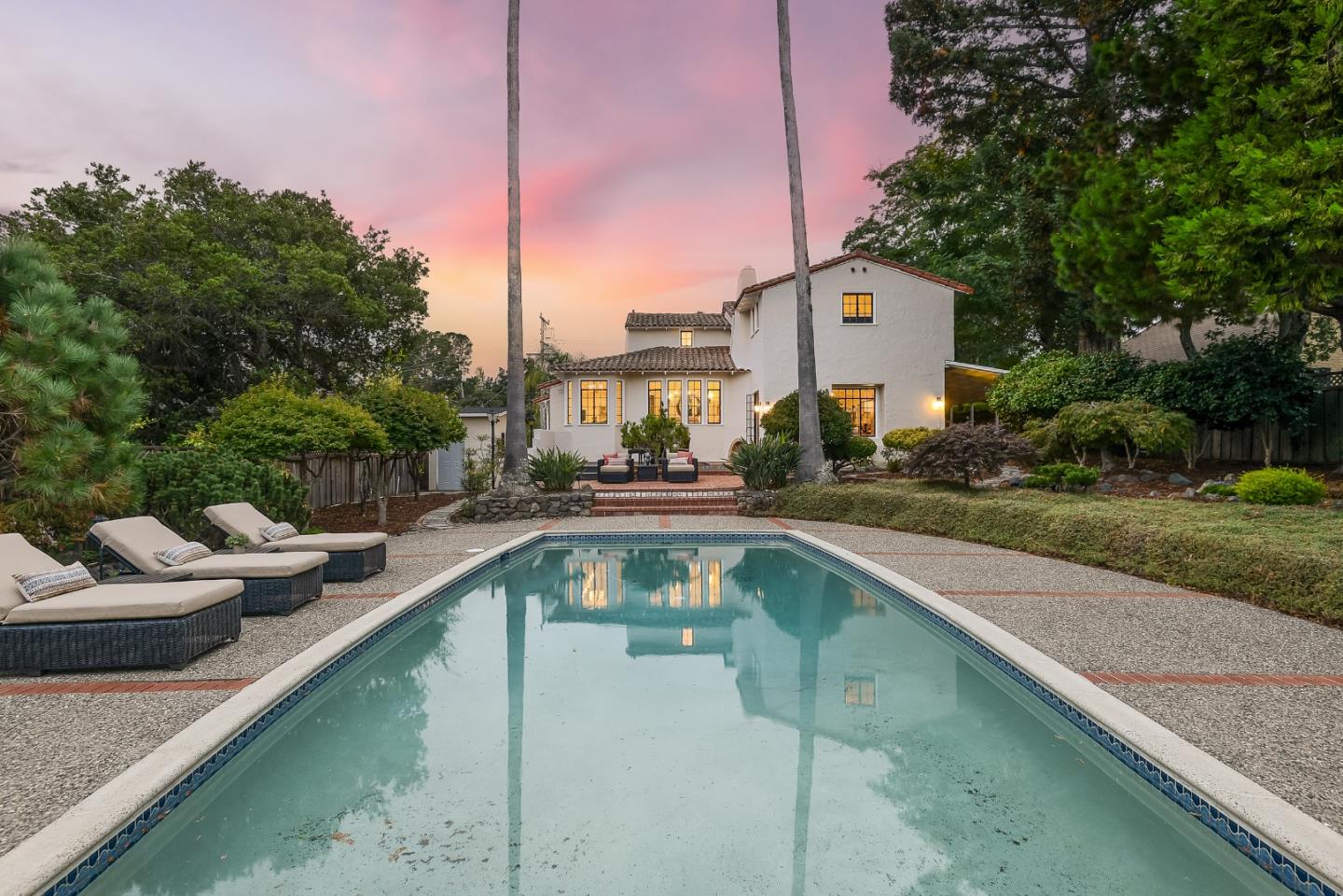 125 Alturas Drive Burlingame, CA 94010 - Photo 10 of 59 a view of a house with pool and chairs