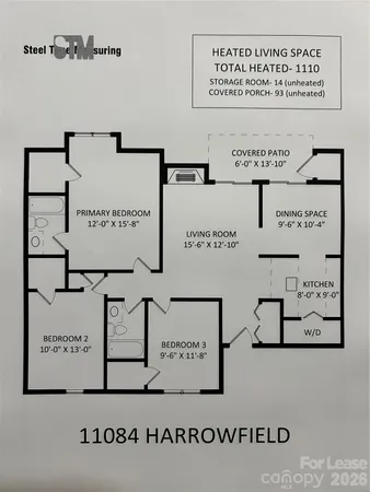 $1,890 | 11084 Harrowfield Road, Charlotte, NC 28226
