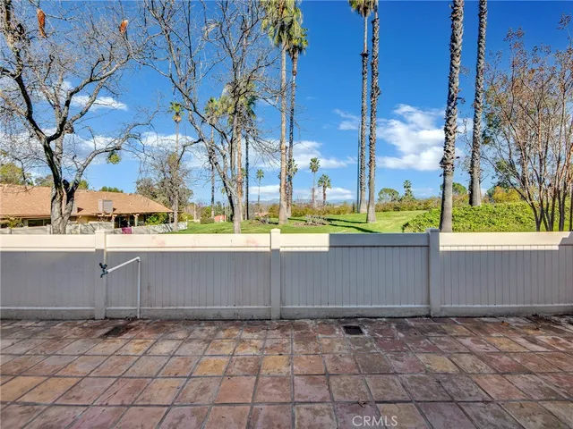 a view of a balcony with city view