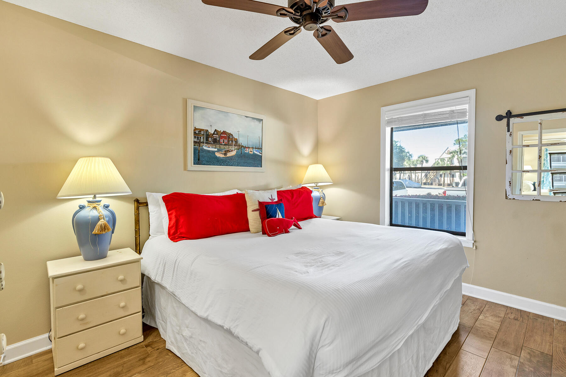 3799 East County Highway 30A, Unit D10 Santa Rosa Beach, FL 32459 - Photo 36 of 42 a bedroom with a bed and a window