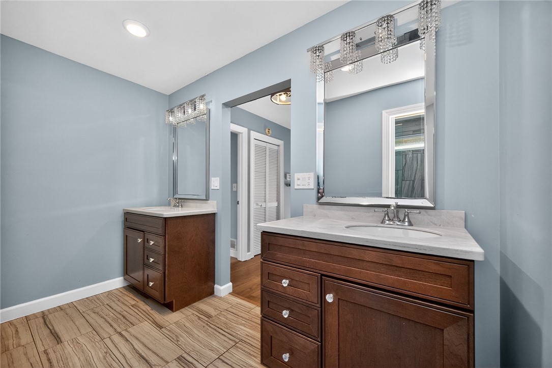 4747 Fawnwood Road Dayton, OH 45429 - Photo 38 of 58 This spacious bathroom offers dual vanities with ample storage and elegant fixtures.