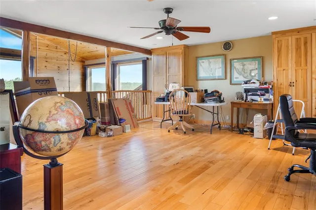 a room with storage and utility