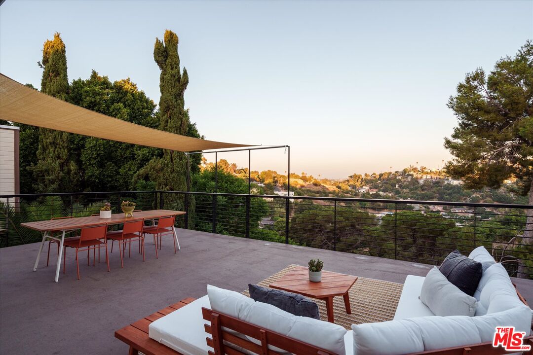 1072 Montecito Drive Los Angeles, CA 90031 - Photo 24 of 30 a outdoor sitting area with furniture on the deck