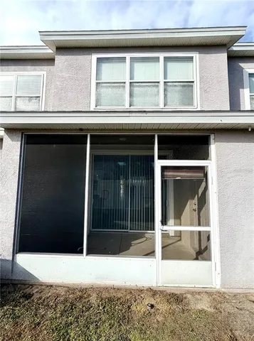 a view of a house with a door