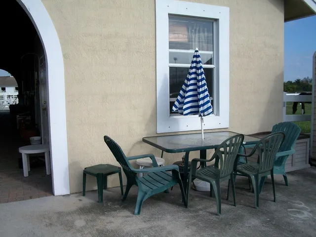 an aerial view of a house with a yard and lake view