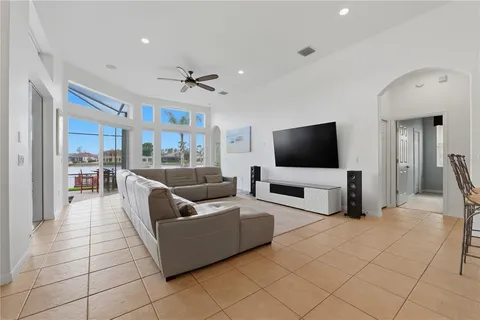a view of kitchen with furniture and window