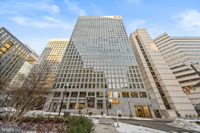 a front view of a building