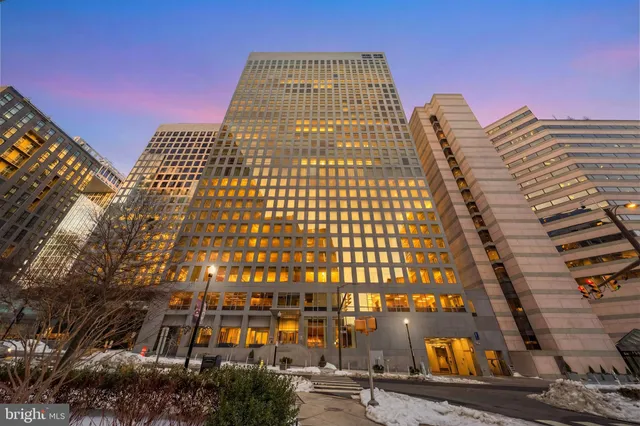 a front view of a building