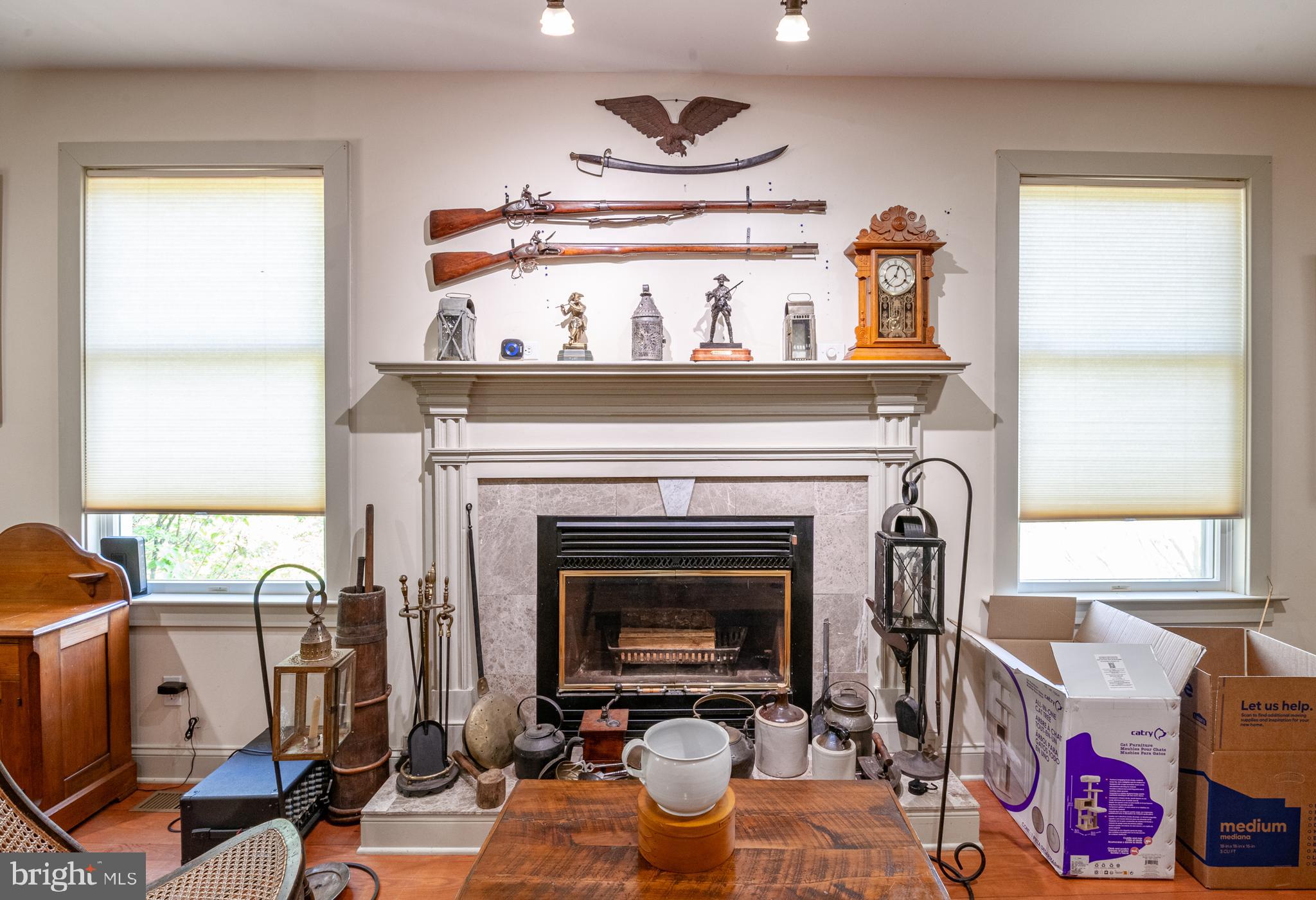 700 Fabers Road Reading, PA 19606 - Photo 7 of 33 a living room with furniture a fireplace and a window