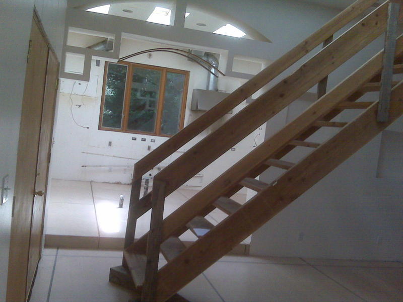 11953 East Fork Road French Gulch, CA 96033 - Photo 8 of 14 UNSTABLE STAIRWAY GOING UPSTAIRS