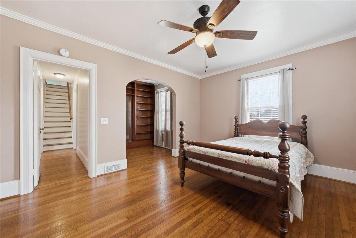 9419 Franklin Street Ferrum, VA 24088 - Photo 20 of 100 a bedroom with furniture and wooden floor