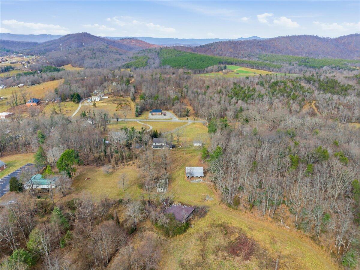 9419 Franklin Street Ferrum, VA 24088 - Photo 70 of 100 a view of a town with mountains in the background