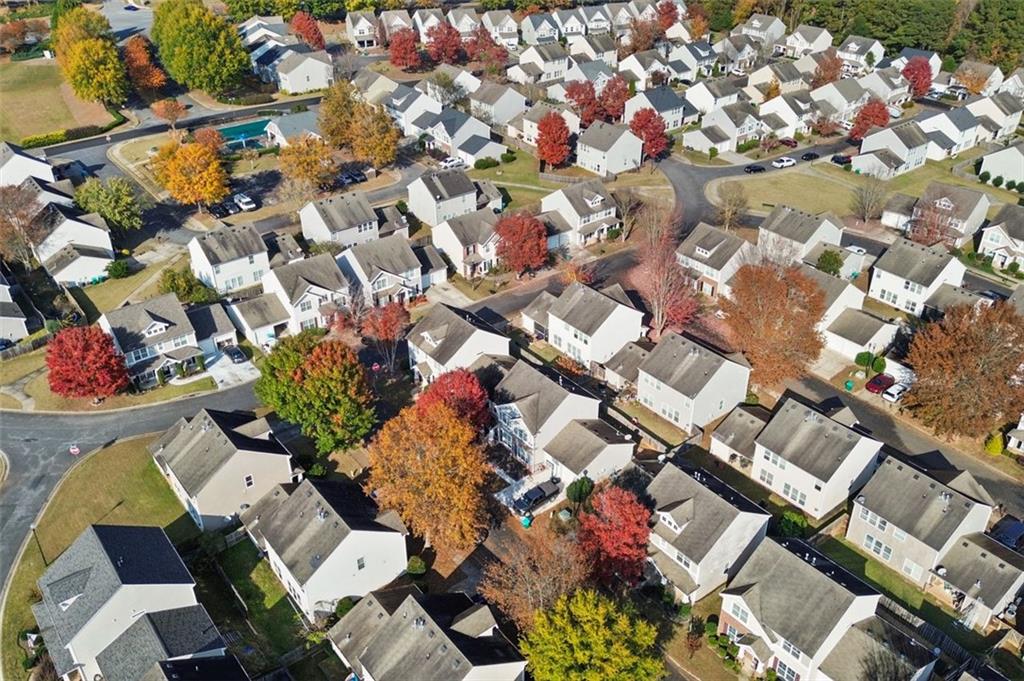 808 Inkberry Road Canton, GA 30114 - Photo 43 of 50 an aerial view of a houses with outdoor space