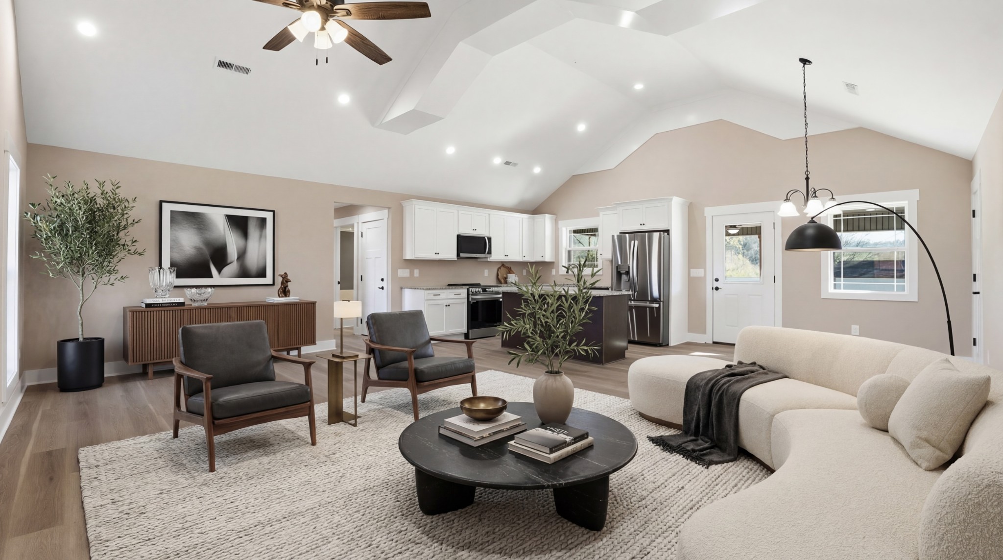 104 Division Street Normandy, TN 37360 - Photo 10 of 48 a living room with furniture and a flat screen tv