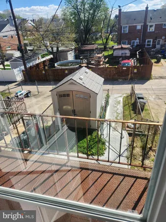 a view of outdoor space with seating area