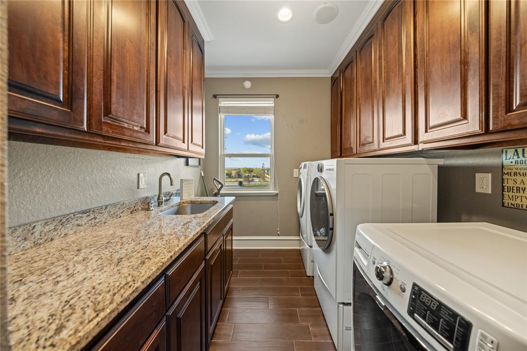 6925 Sky Road Joshua, TX 76058 - Photo 24 of 37 Upstairs laundry with plenty of space to fold clothes.