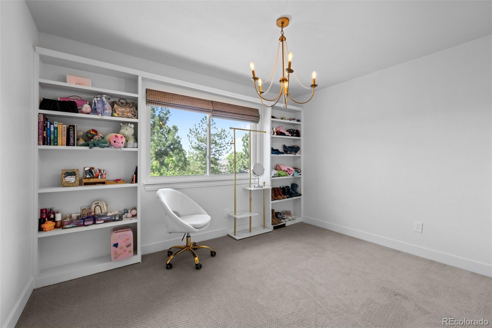 755 Old Stone Drive Highlands Ranch, CO 80126 - Photo 28 of 44 a view of workspace with furniture and window