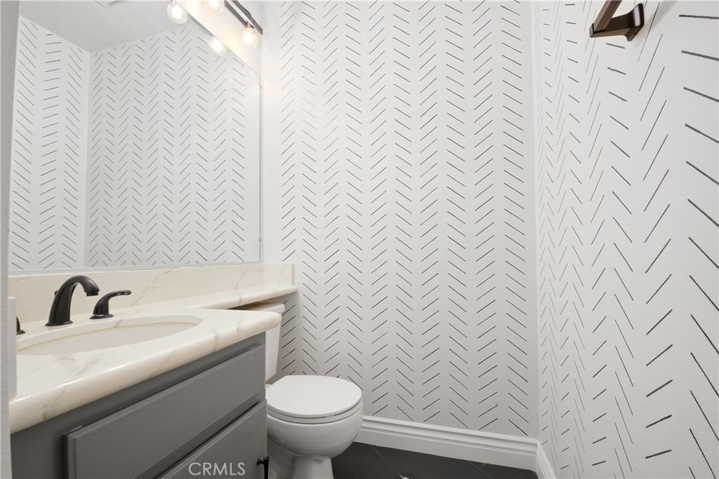 7367 Belpine Place, Unit 45 Rancho Cucamonga, CA 91730 - Photo 11 of 14 Downstairs Bathroom