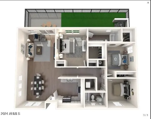 $2,124 | 1050 South 173rd Avenue, Unit 3, Goodyear, AZ 85338