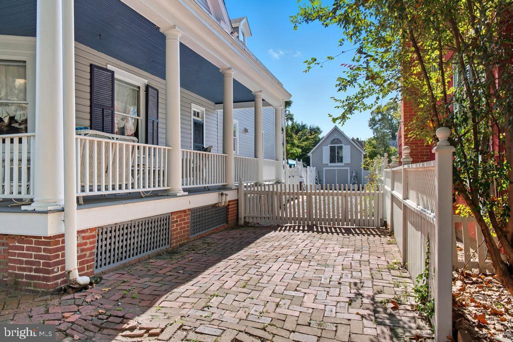 119 High Street Chestertown, MD 21620 - Photo 2 of 60 Brick & Gravel Driveway to Studio & Gardens