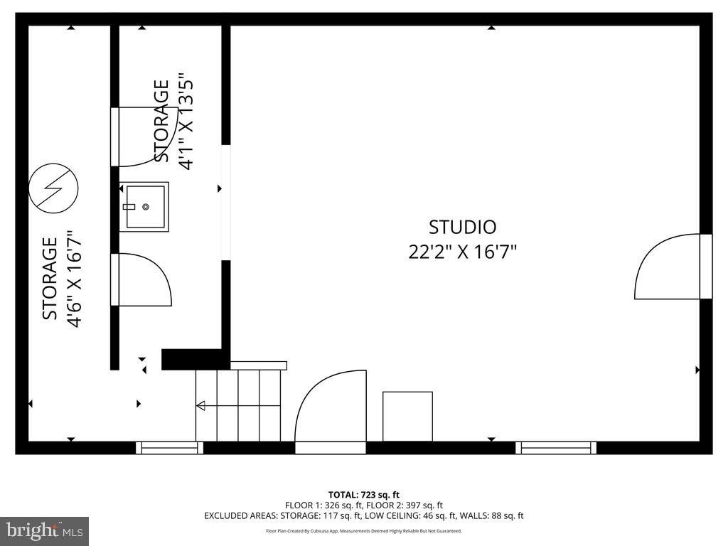119 High Street Chestertown, MD 21620 - Photo 34 of 60 First Floor Studio Plan
