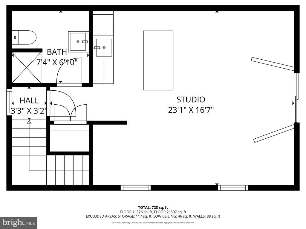 119 High Street Chestertown, MD 21620 - Photo 35 of 60 Second Floor Studio Plan