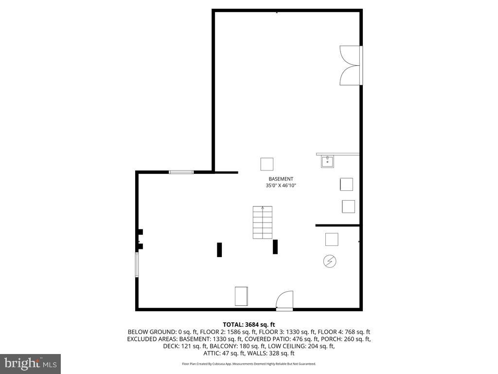 119 High Street Chestertown, MD 21620 - Photo 58 of 60 Basement Floor Plan Mechanicals & Workshop (1998)