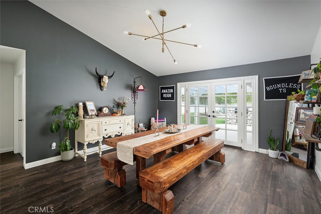 33314 Pewter Road Agua Dulce, CA 91390 - Photo 12 of 66 Dining Room with French Doors