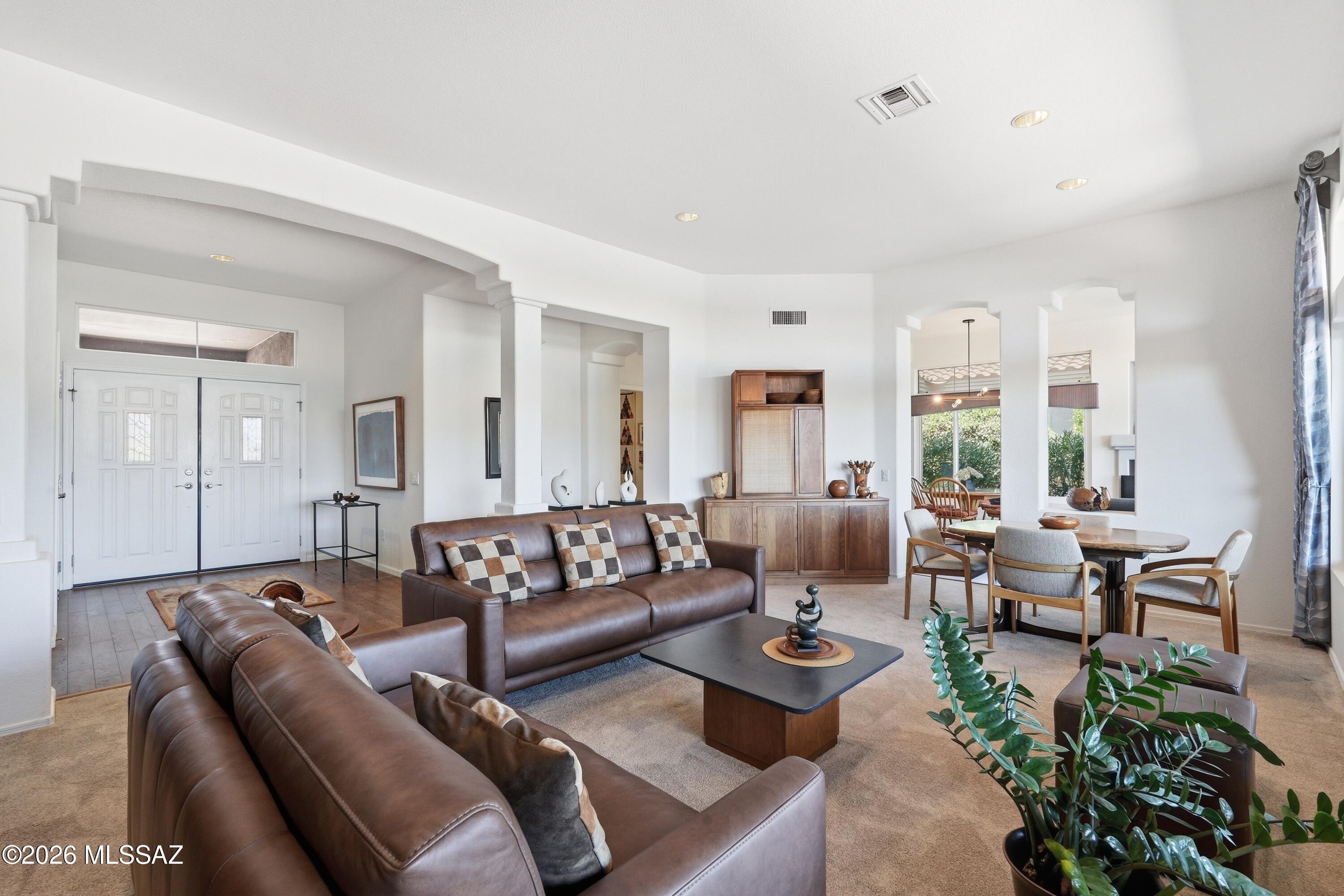 1654 East Crown Ridge Way Oro Valley, AZ 85755 - Photo 15 of 30 Living and Dining Areas