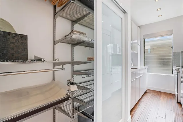 a bathroom with a bathtub and a sink