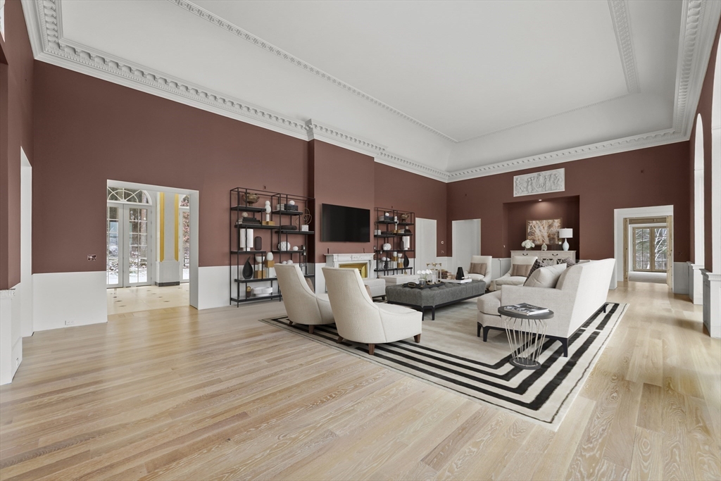209 Blue Hill Road Great Barrington, MA 01230 - Photo 11 of 42 a living room with furniture and a wooden floor