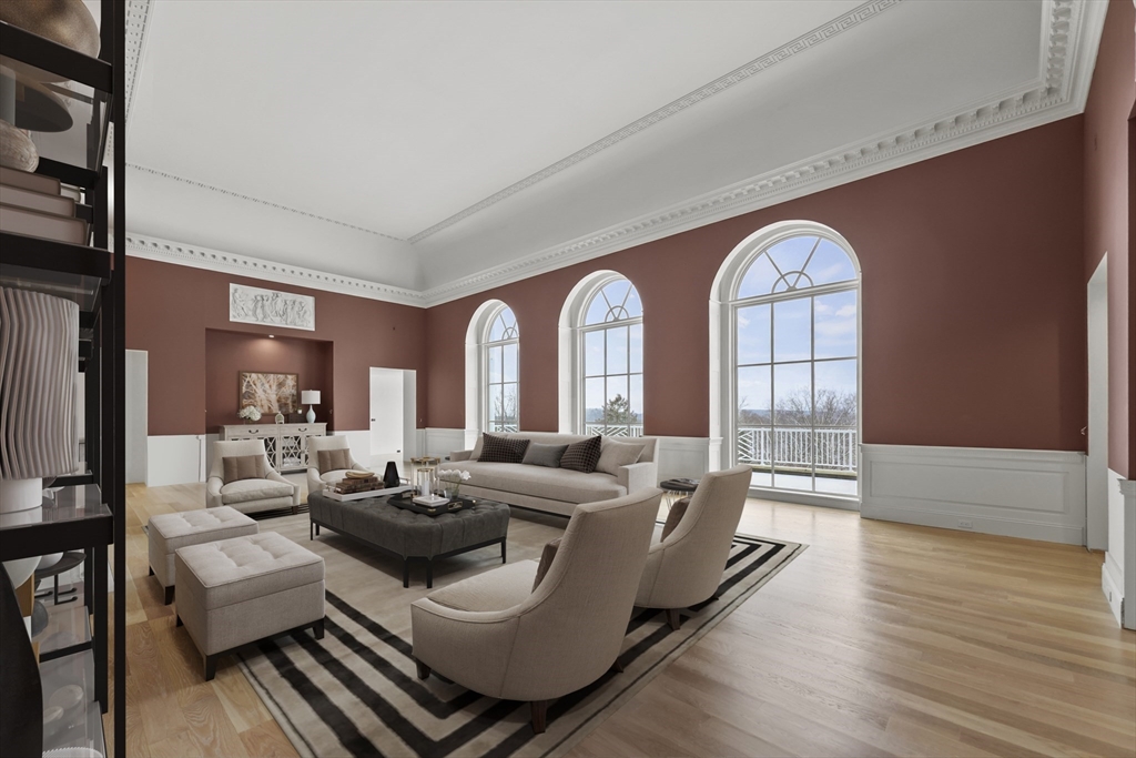 209 Blue Hill Road Great Barrington, MA 01230 - Photo 13 of 42 a living room with furniture and a large window