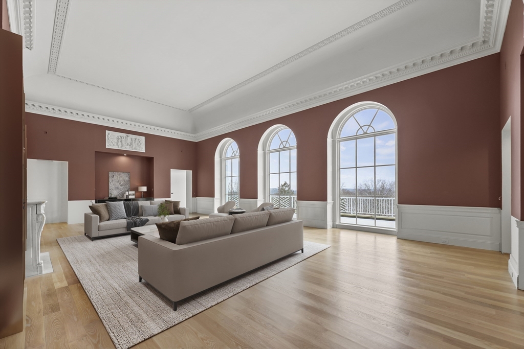209 Blue Hill Road Great Barrington, MA 01230 - Photo 14 of 42 a living room with furniture and a large window
