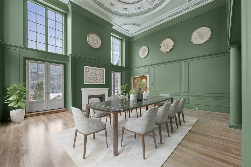 209 Blue Hill Road Great Barrington, MA 01230 - Photo 21 of 42 a view of a dining room with furniture and wooden floor
