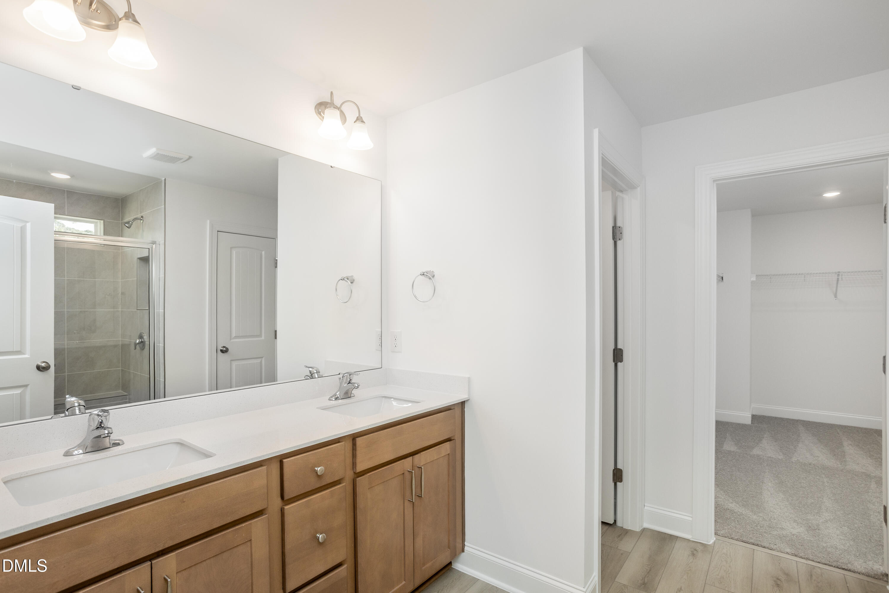 216 Cedar Rdg Trail Angier, NC 27501 - Photo 26 of 33 a bathroom with a sink and a mirror
