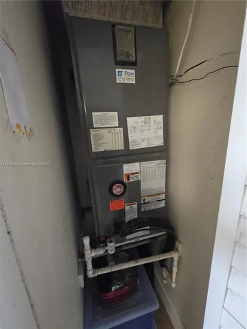 a room with storage and utility