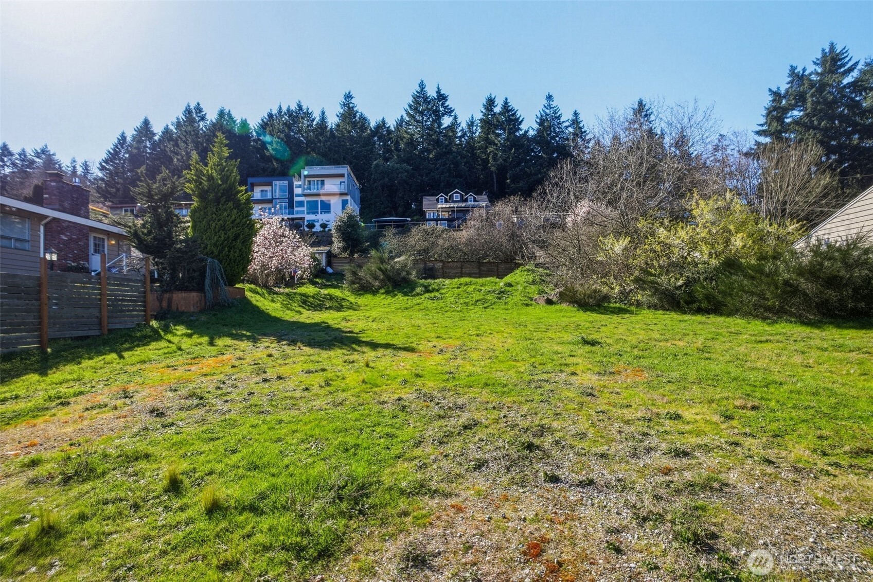 9017 3rd Avenue Southwest Seattle, WA 98106 - Photo 12 of 12 a view of a garden with a building in the background