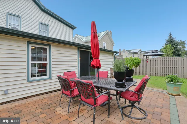 a view of a house with patio
