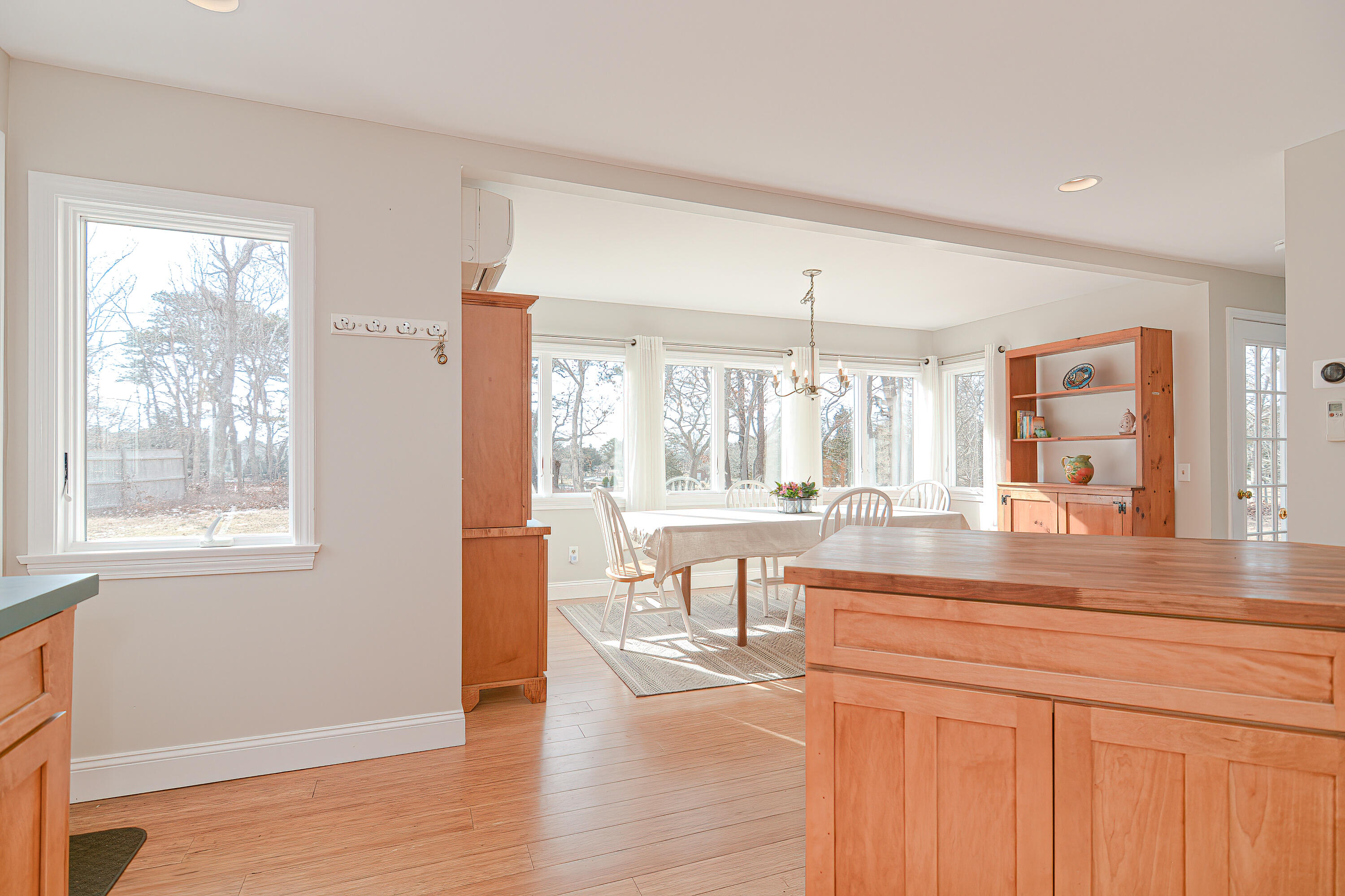 155 Gross Hill Road Wellfleet, MA 02667 - Photo 14 of 52 a view of a living room and kitchen