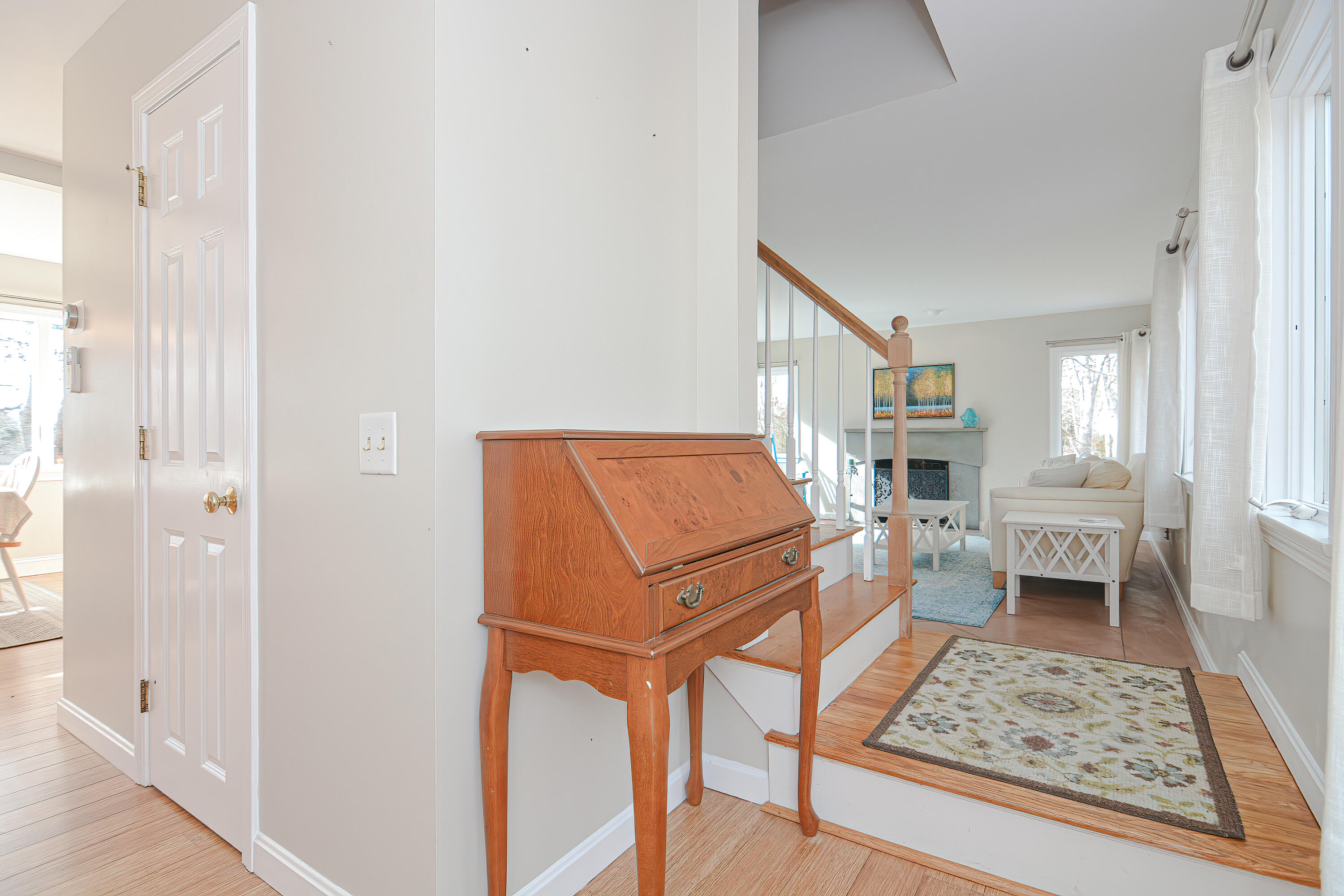 155 Gross Hill Road Wellfleet, MA 02667 - Photo 8 of 52 a living room with furniture and a rug