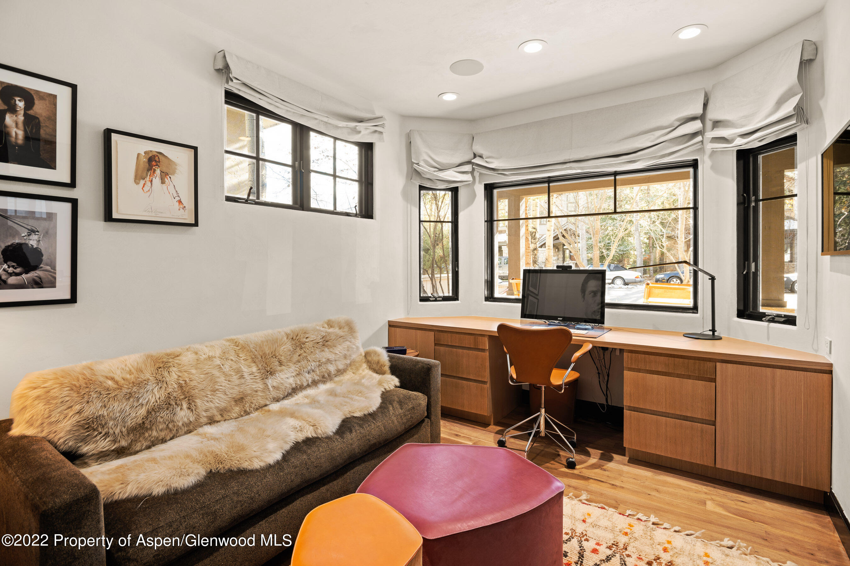 940 East Hyman Avenue Aspen, CO 81611 - Photo 19 of 32 a living room with furniture and a window