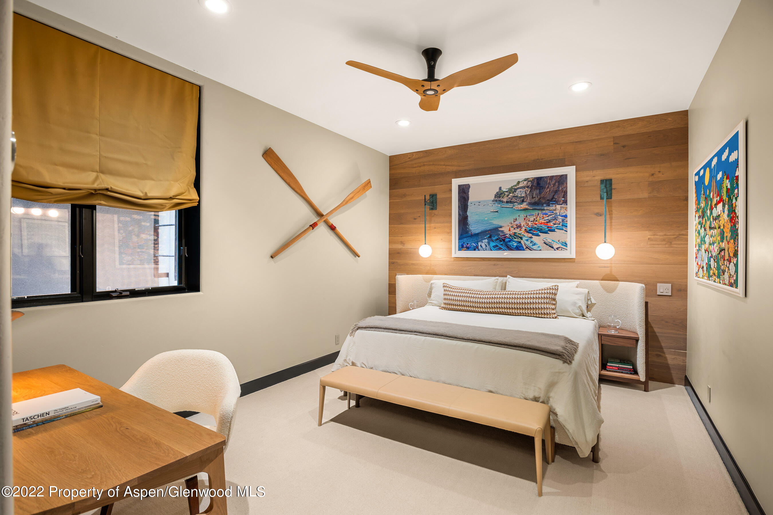 940 East Hyman Avenue Aspen, CO 81611 - Photo 29 of 32 a bedroom with furniture and a window