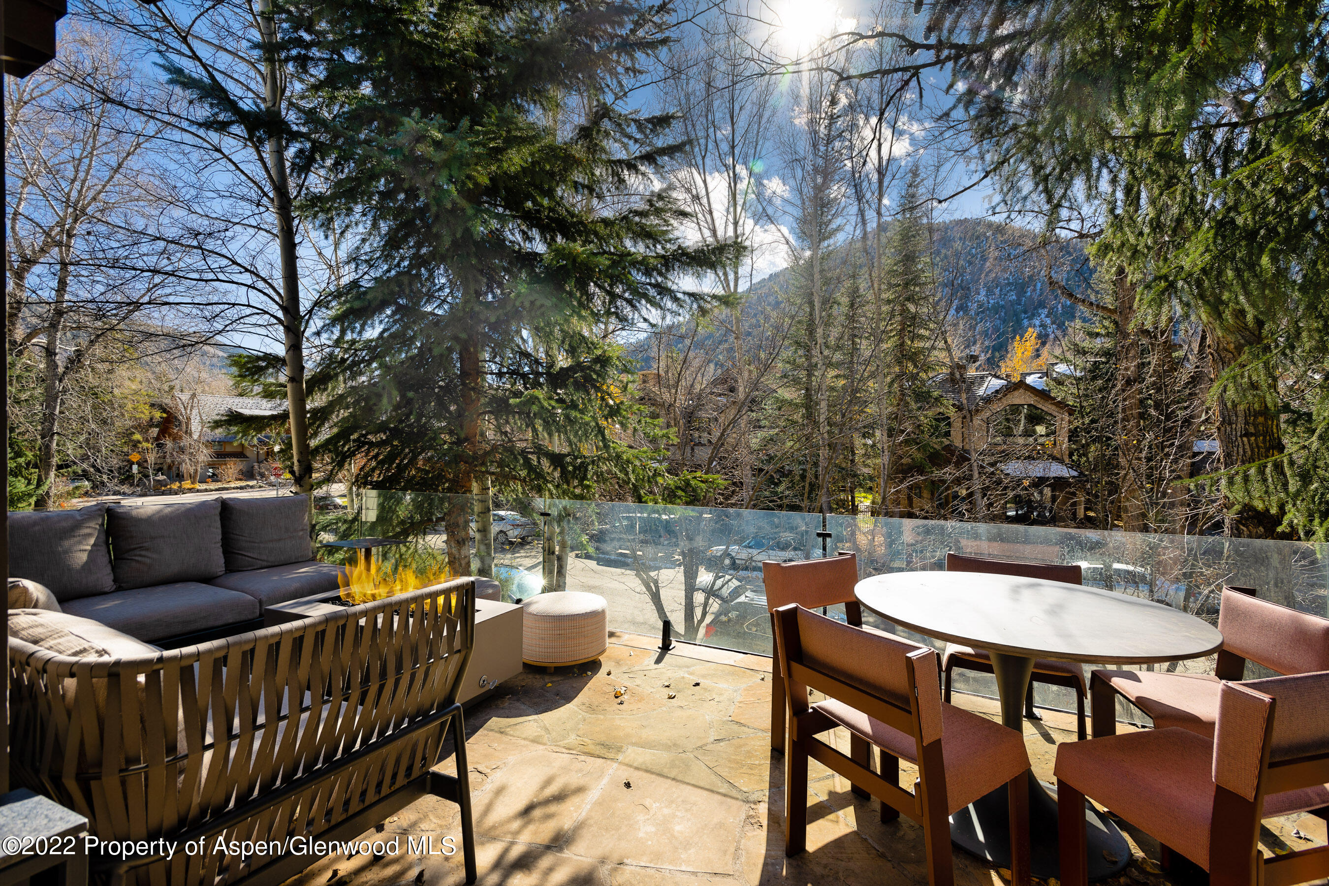 940 East Hyman Avenue Aspen, CO 81611 - Photo 7 of 32 a view of a patio in the backyard